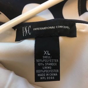 INC International Concepts Lace Fit & Flare Dress main image 1